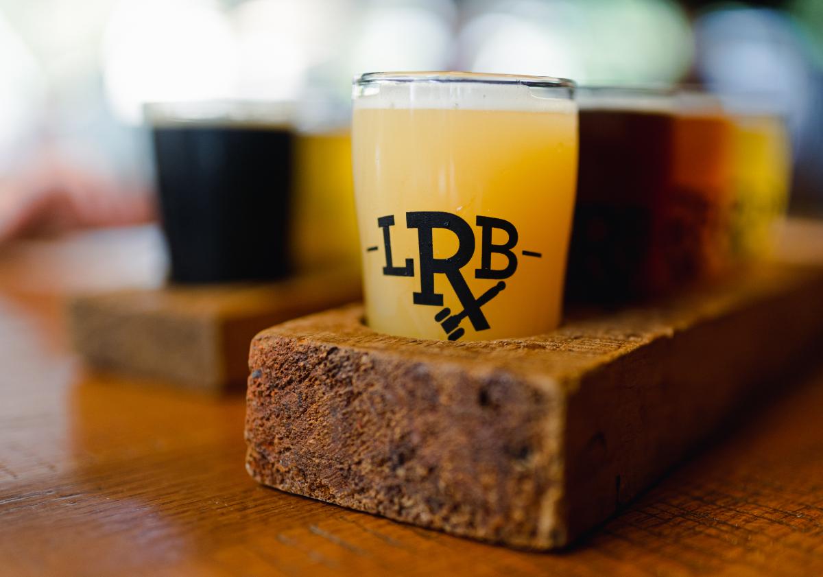 photo of a flight from Legal Remedy Brewing